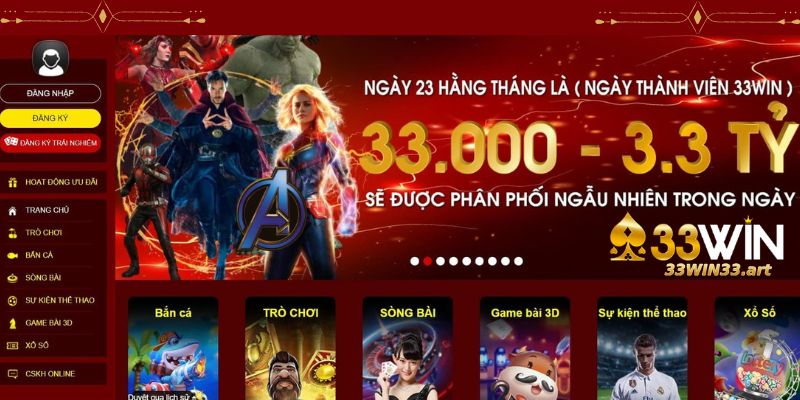 33win Nhà Cái Sòng Bài Trực Tuyến Uy Tín Nhất Tại Việt Nam